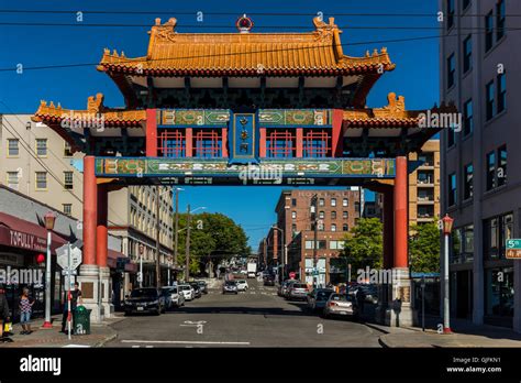 Chinatown-International District, Seattle, Washington, USA Stock Photo ...