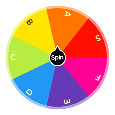 Tier list | Spin The Wheel App