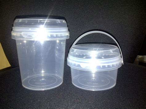 Transparent Plastic Ice Cream Container, Capacity: 100-1000 Ml, Rs 10 ...