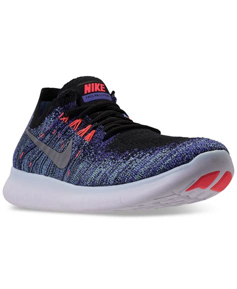 Nike Women's Free Run Flyknit 2017 Running Sneakers from Finish Line - Macy's