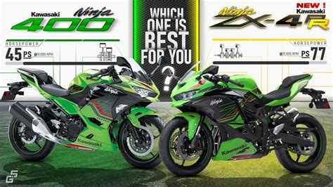 New Kawasaki Ninja ZX-4RR vs Ninja 400 ┃What's the Differences and which one is best for you ...