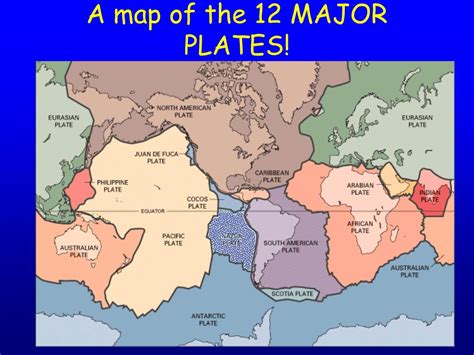 Map Of The Continental Plates - World Map