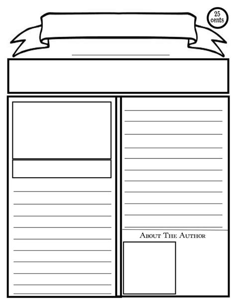 Blank Newspaper Template For Kids Printable Homework Help Intended For Report Writing Templ ...