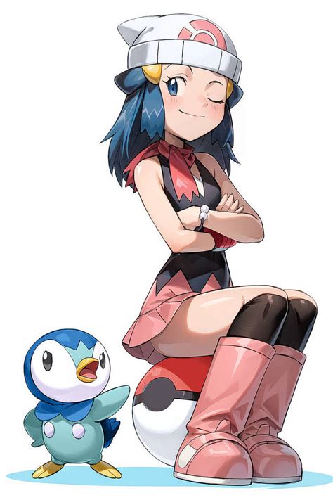 Dawn and Piplup by PurpleGuy552 on DeviantArt