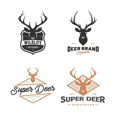 deer brand logo icon and vector 13094674 Vector Art at Vecteezy