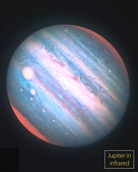 "Jupiter in infrared !🌌 | Do you know why astronomers use different light to image planet ?🤔 ...