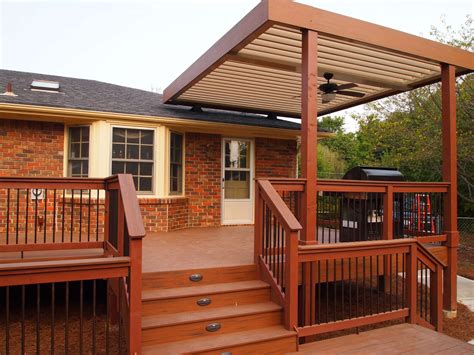 8+ Best Wood Deck Covering Ideas Collection | Pergola, Building a deck, Pergola with roof