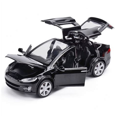 Diecast Toy 1:32 Scale Alloy Cars for Tesla Toy Model SUV Car Sound & Light Toy Kids Toys ...