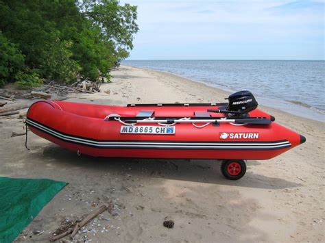 Aluminium Launching Wheels for inflatable boat dinghy.