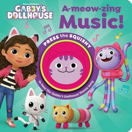 Dreamworks gabby s dollhouse a meow zing music sound book board book ...