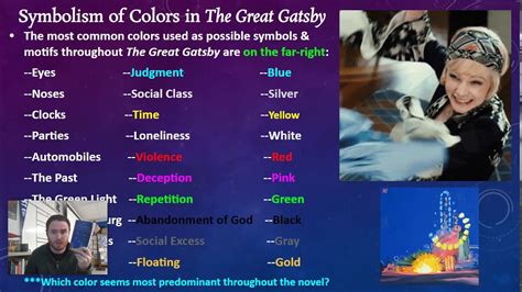 Color Symbolism In The Great Gatsby - YouTube