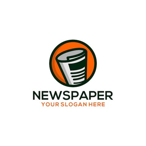 Newspaper logo | Premium Vector