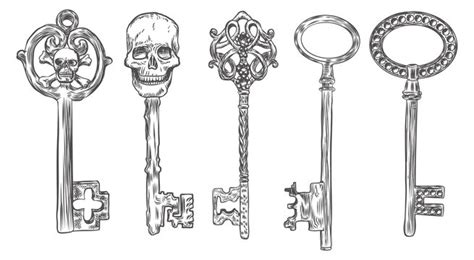 Skeleton Key Drawing Images – Browse 2,718 Stock Photos, Vectors, and ...