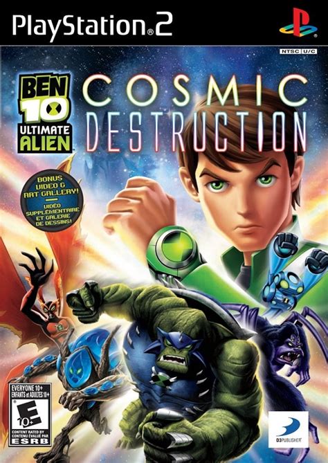 Ben 10 Ultimate Alien Cosmic Destruction Playstation 2 Game