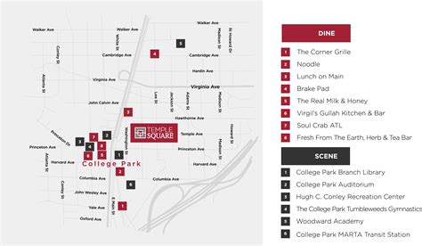 temple square map with legend outline - New Homes Division