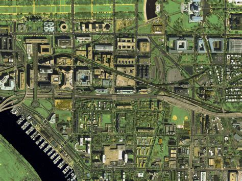 NASA SVS | Great Zoom into Washington, DC: NASA Headquarters