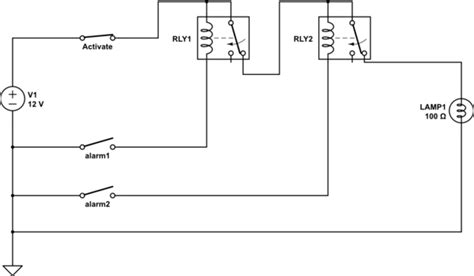 relay - how to make a latching circuit with ground - Electrical ...