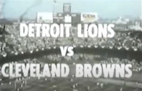 The 1957 NFL Championship: Reliving the Detroit Lions' Last Title ...