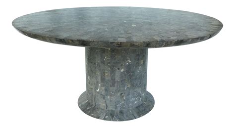 Tessellated Stone Dining/Center Table Attributed to Maitland-Smith ...