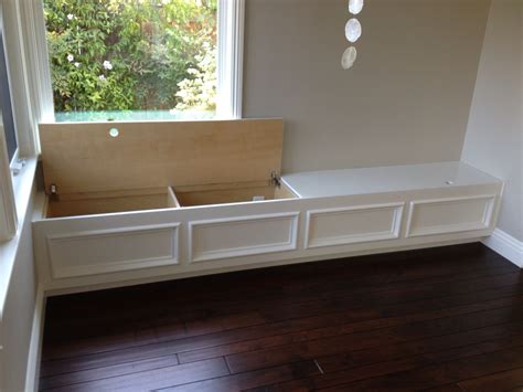 Dining built in bench seat with storage | Storage bench seating, Window benches, Bench with storage