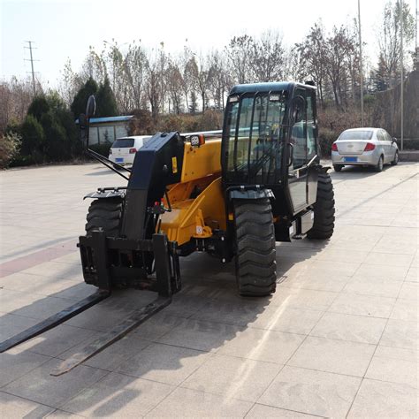 Telescopic Diesel Telehandler Forklift Loader 6.8m Lifting Height - China Telehadler and ...