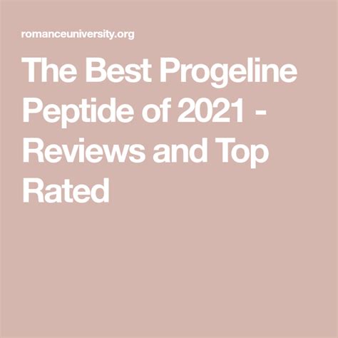 The Best Progeline Peptide of 2021 - Reviews and Top Rated | Peptides, Anti aging ingredients ...