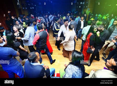 People dancing and enjoying DJ Party at Picasso Restaurant in Dhaka ...