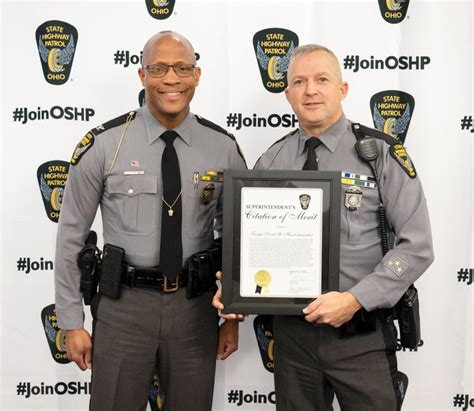 Ohio State Highway Patrol recognizes trooper for life-saving efforts ...