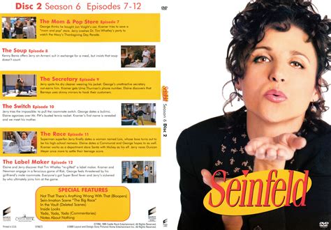 COVERS.BOX.SK ::: Seinfeld Season 6 Disc 2 - high quality DVD / Blueray / Movie