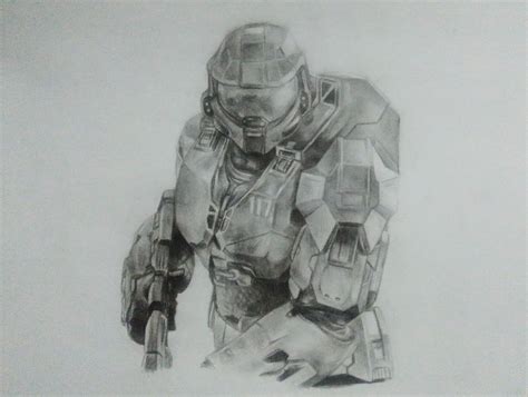 Halo Master Chief Drawing