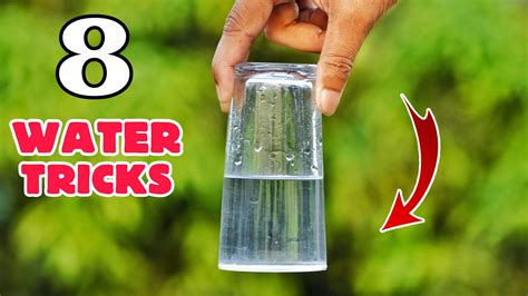 8 Amazing Water Experiments At Home || Easy Science Experiments With ...