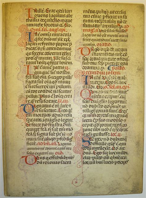 Early parchment ms. leaf from a breviary, written in a Got… | Flickr
