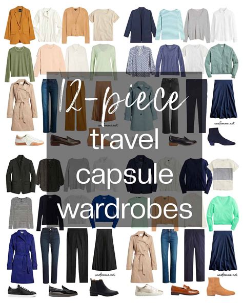 12-piece travel capsule wardrobes - une femme d'un certain âge