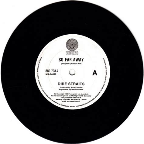 Dire Straits - So Far Away (1985, Vinyl) | Discogs