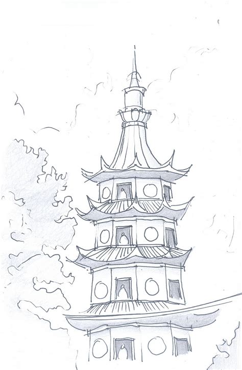 YUSA's SKETCH BOOK: Pagoda