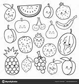 Cute Fruit Coloring Pages Sketch Page sketch template