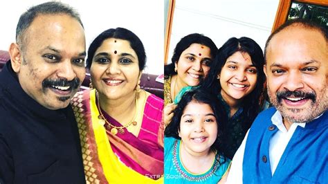 Director Venkat Prabhu Childhood & Family | With Wife, 2 Daughters ...