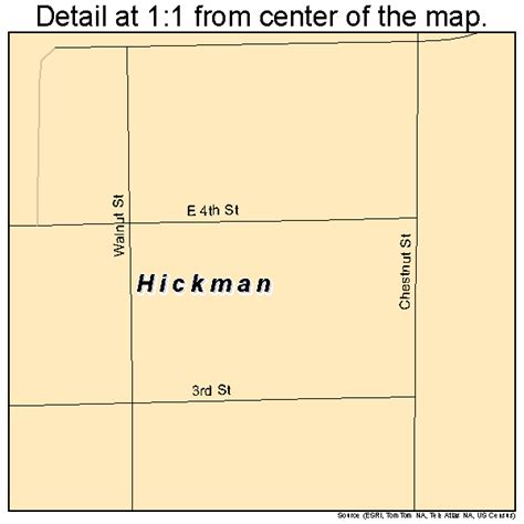 Hickman Nebraska Street Map 3122325