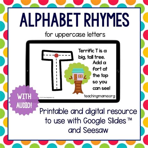 Uppercase Alphabet Formation Rhymes - Teaching Mama