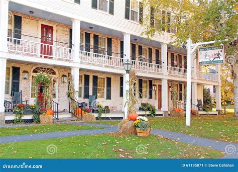 Grafton, Vermont Inn and Tavern in Fall Editorial Photo - Image of ...