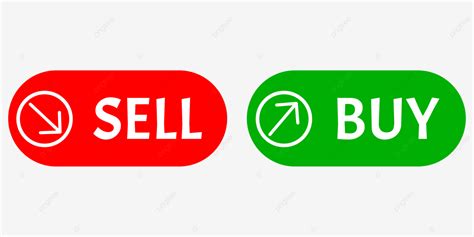 Buying And Seling Stocks Button, Buying And Seling, Stocks Button, Button PNG and Vector with ...