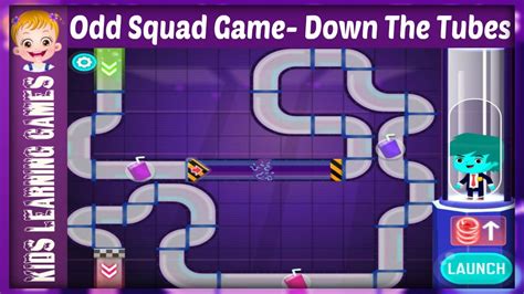 PBS Kids Odd Squad Game - Down the Tubes - YouTube