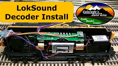 LokSound DCC Sound Decoder Installation in a HO Scale GP9 - YouTube