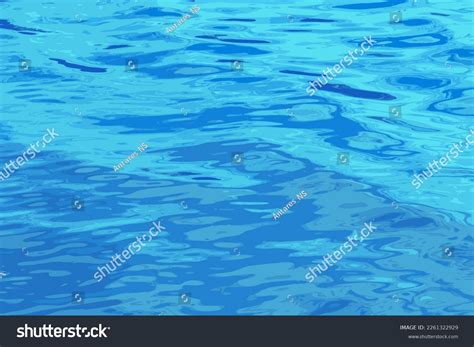 Vector Illustration Water Ripple Texture Background Stock Vector (Royalty Free) 2261322929 ...