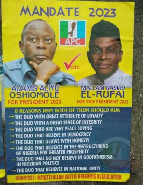 BREAKING: Tinubu’s 2023 Presidential Campaign Banners Spotted (Photos ...