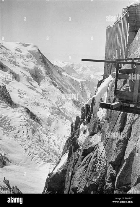 Mont Blanc tunnel construction, around 1959 Stock Photo - Alamy