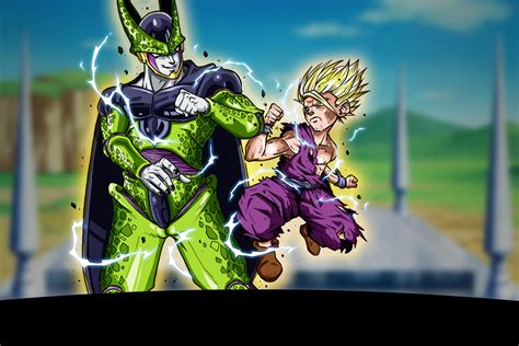 ArtStation - Fanart - Gohan VS Cell