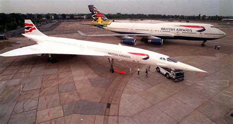 British Airways, Concorde SST, vs. Boeing 747 | British airline ...