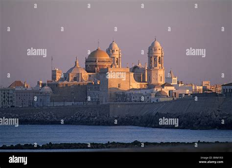 Spain, Andalusia, Cadix, cathedral and Campo del Sur Stock Photo - Alamy