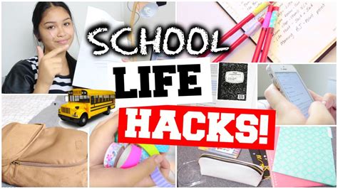 School LIFE HACKS 2016! | misjaymi - YouTube